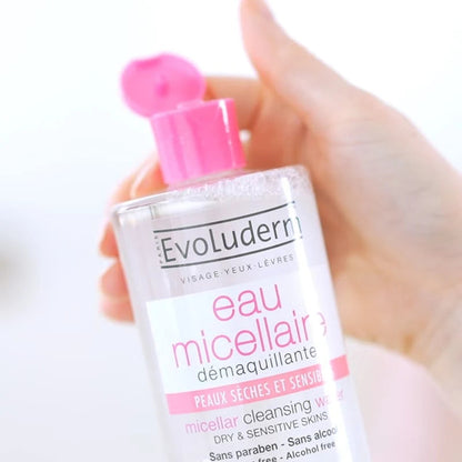 Eau Micellaire Démaquillante Peau Sèches et Sensibles